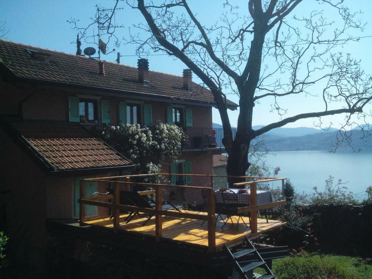 La Vecchia Casa Rosa Leilighet Cannero Riviera Eksteriør bilde