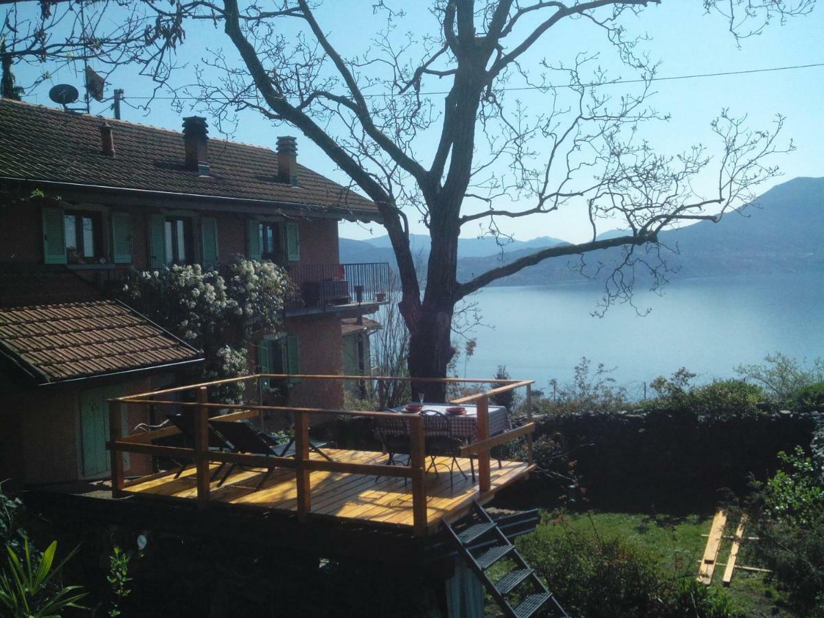 La Vecchia Casa Rosa Leilighet Cannero Riviera Eksteriør bilde