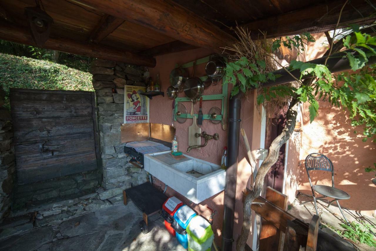 La Vecchia Casa Rosa Leilighet Cannero Riviera Eksteriør bilde