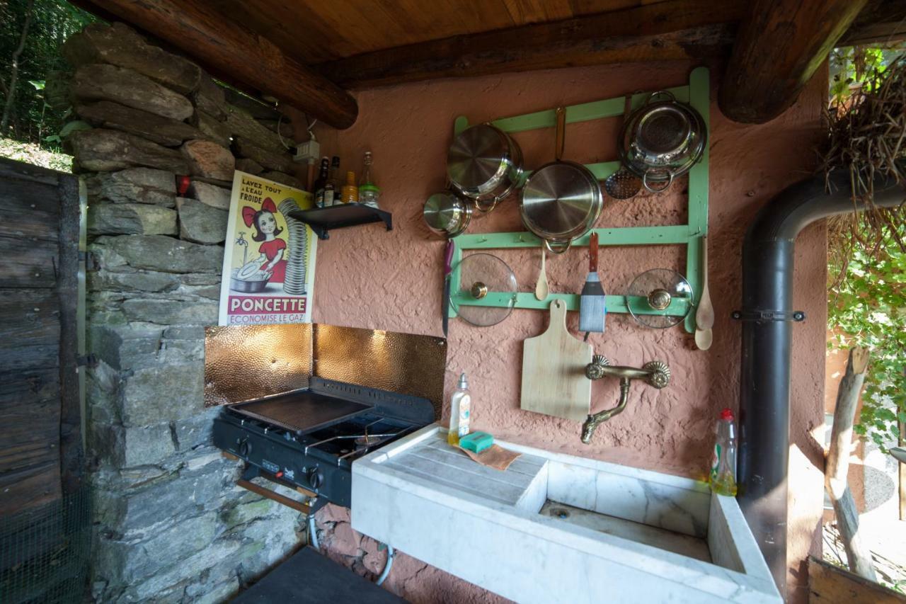 La Vecchia Casa Rosa Leilighet Cannero Riviera Eksteriør bilde
