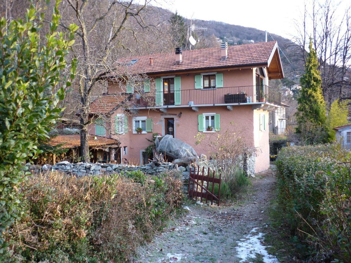 La Vecchia Casa Rosa Leilighet Cannero Riviera Eksteriør bilde